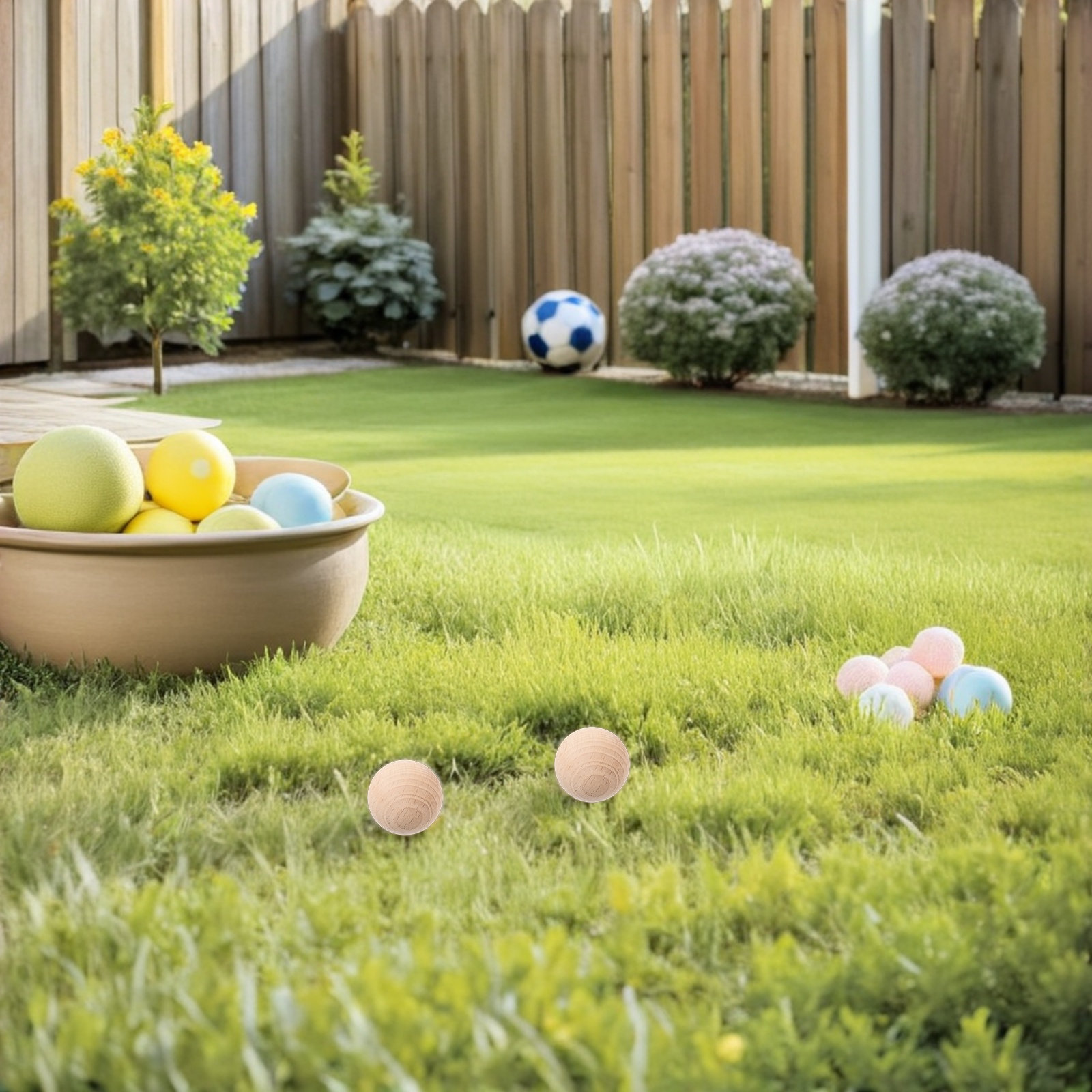 Croquet Set Lawn - Juego de 4 Pelotas de Croquet