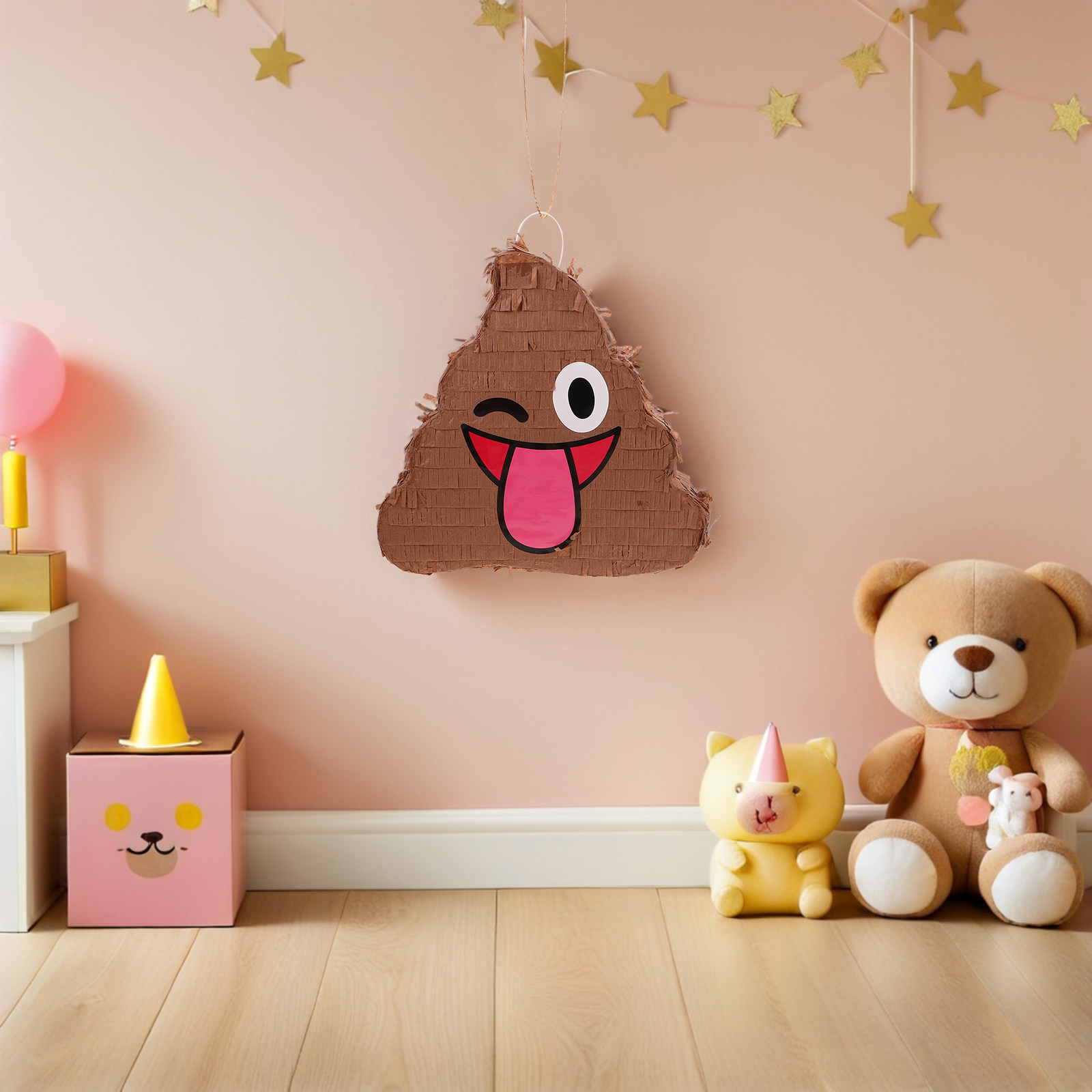 Party Games Kids Birthday - 1 Set Piñata de Caca Divertida