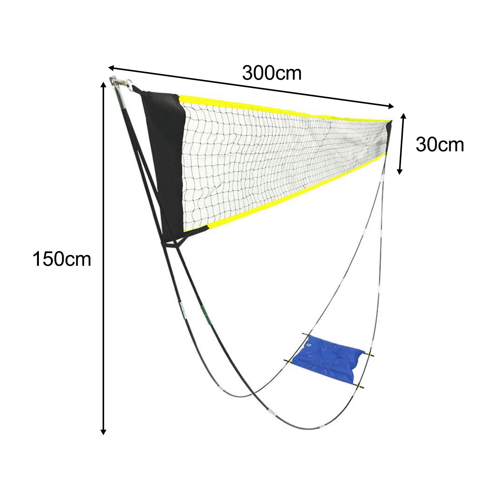 Badminton Set Garden - Juego de Red de Bádminton Plegable,