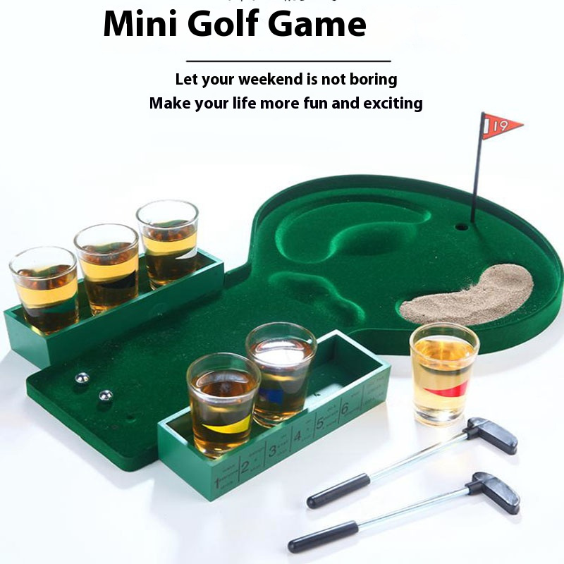 Party Games Adults Drinking - Mini juegos de mesa de Golf,