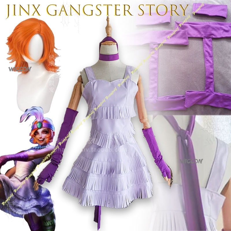 Party Games Mafia - Disfraz de Cosplay de Mafia Jinx