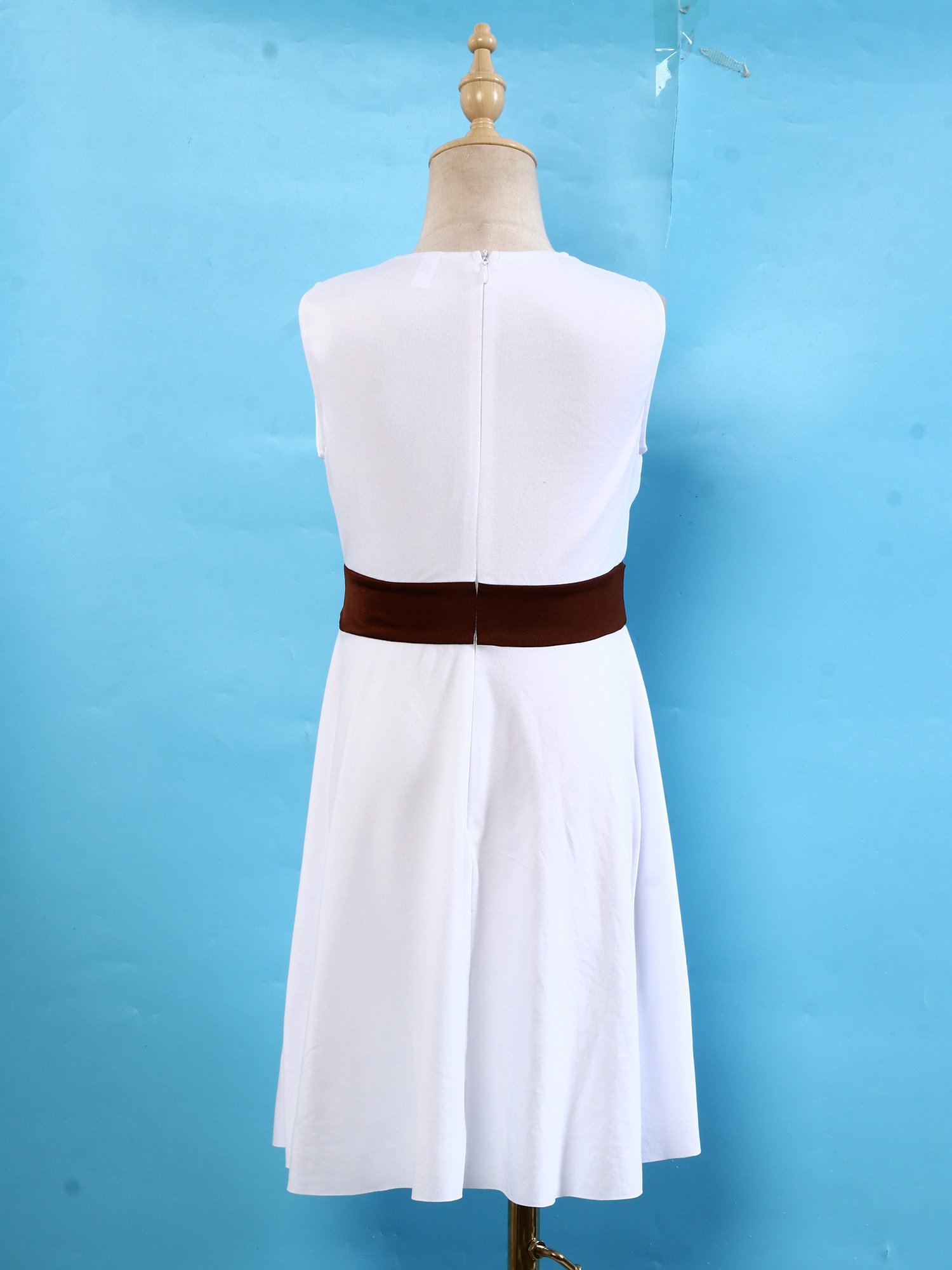Party Games Kids Birthday - Vestido plisado sin mangas con cuello