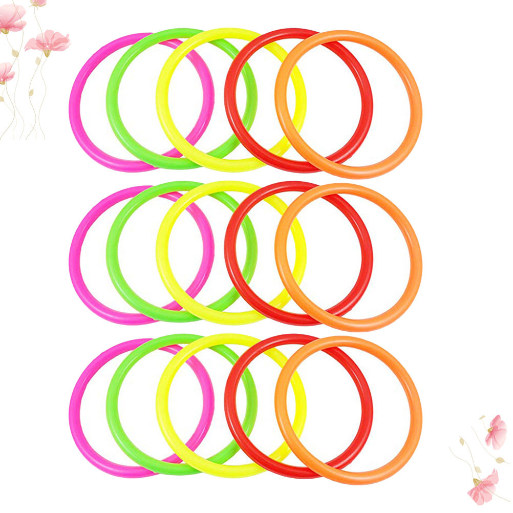 Juego de 15 Anillos de Plástic - Party Games Kids Birthday reseña y precio