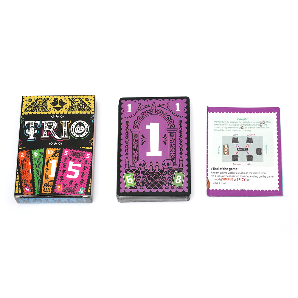 Trio, Juego de Cartas Familiar - Party Games List reseña y precio