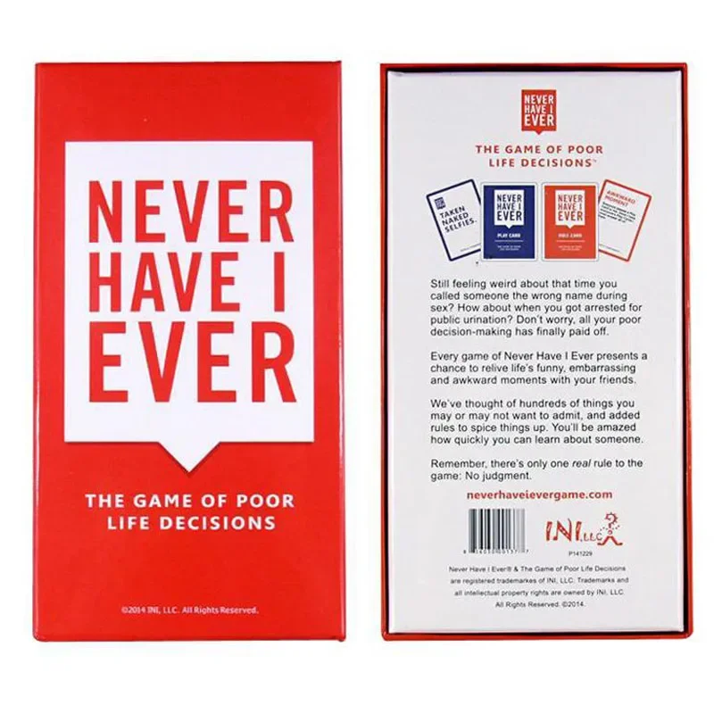 Mega juego de mesa de extensió - Party Games Never Have I Ever reseña y precio
