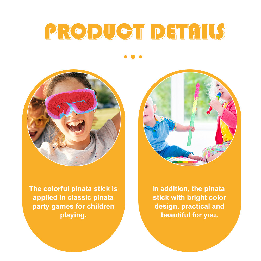 1 Juego de palos de piñata de  - Party Games Kids Birthday reseña y precio