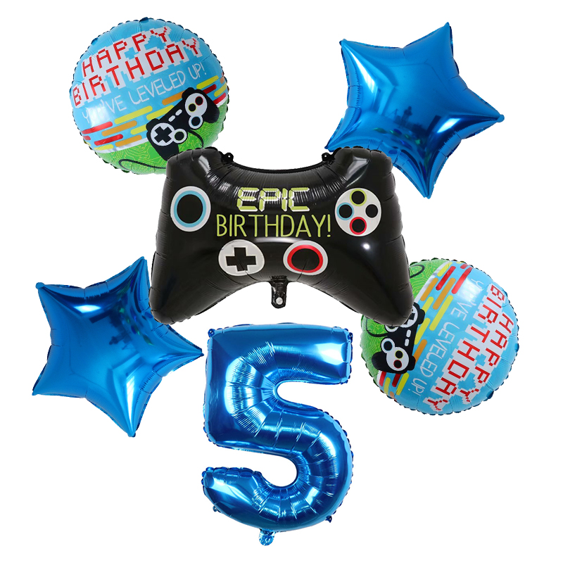 6 Globos de Helio con Diseño d - Party Games Kids Birthday reseña y precio