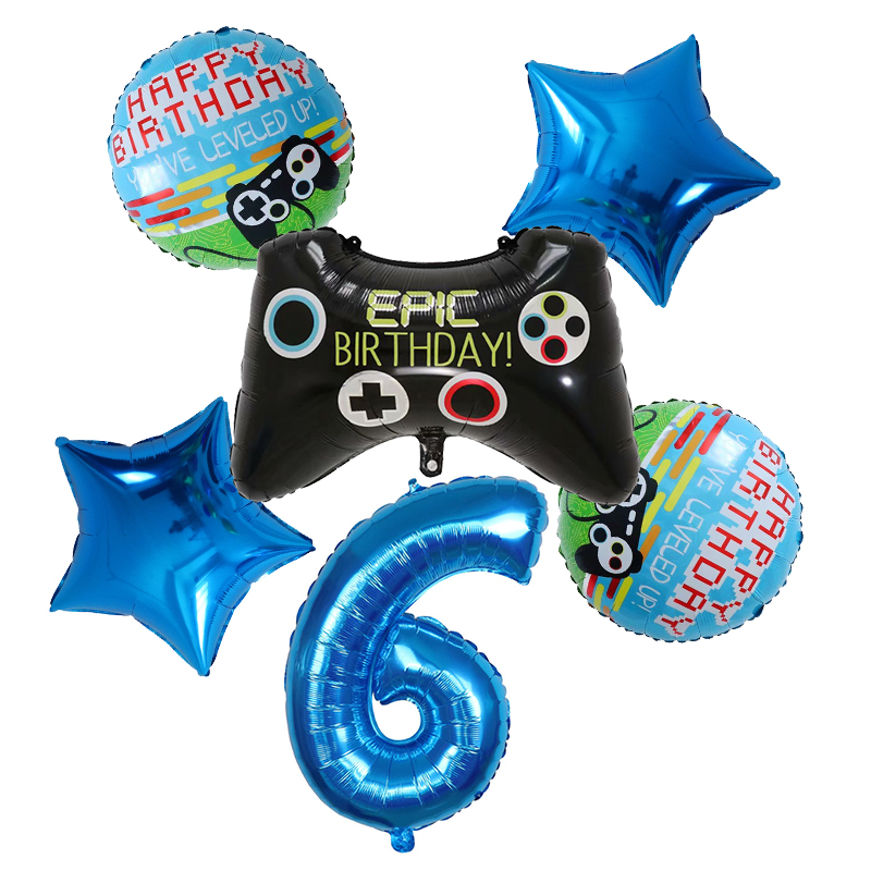6 Globos de Helio con Diseño d - Party Games Kids Birthday reseña y precio