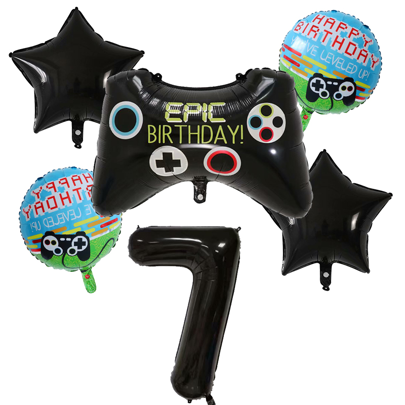 6 Globos de Helio con Diseño d - Party Games Kids Birthday reseña y precio