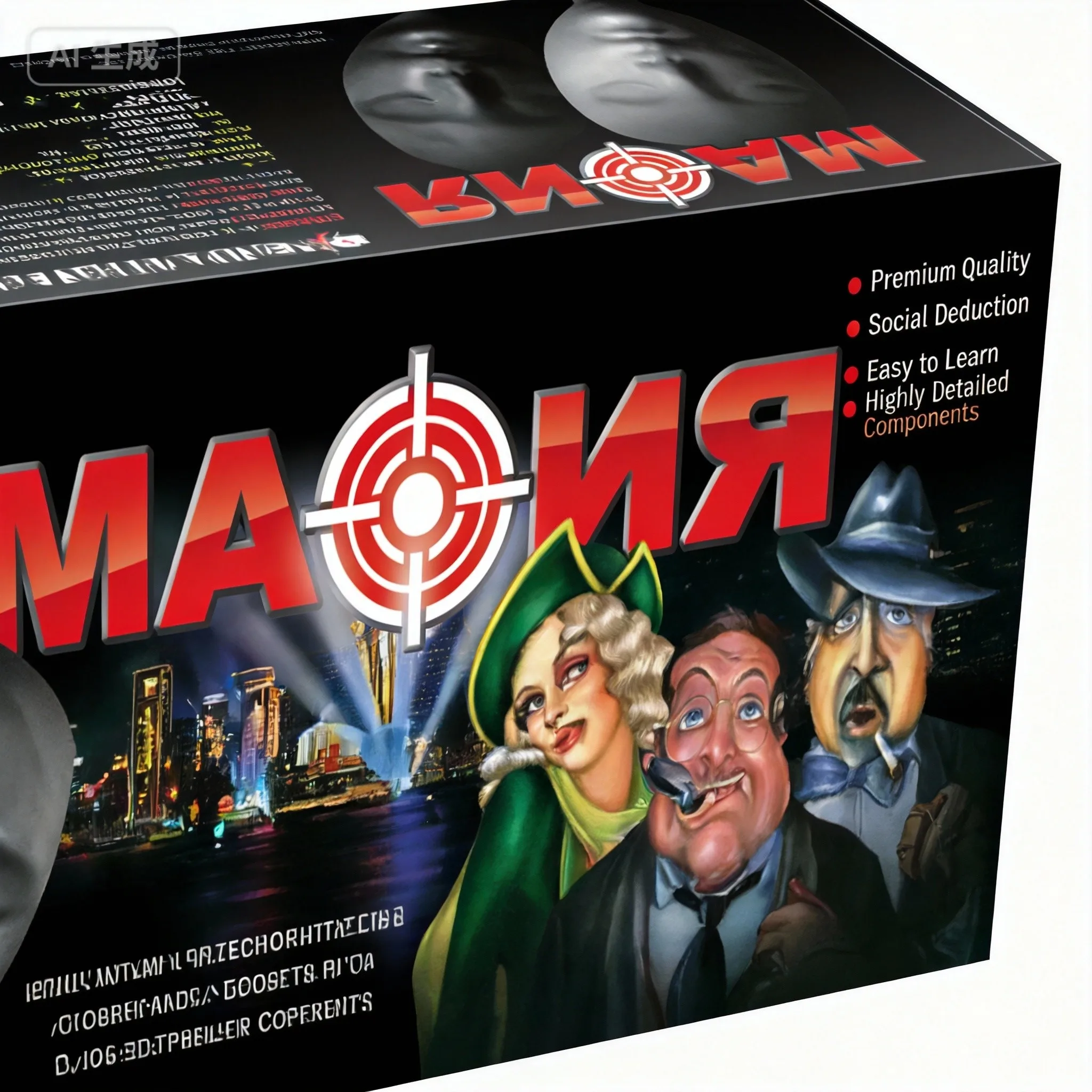 Juego de Mesa Mafia Lux Party  - Party Games Mafia reseña y precio