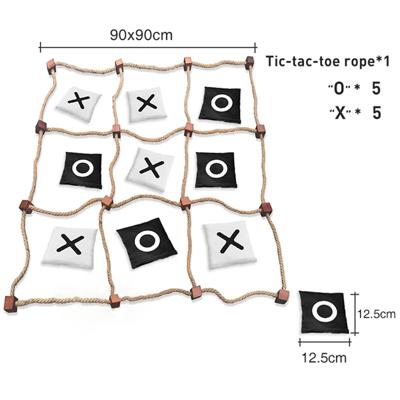 Juego Gigante de Tres en Raya  - Tic Tac Toe Giant reseña y precio