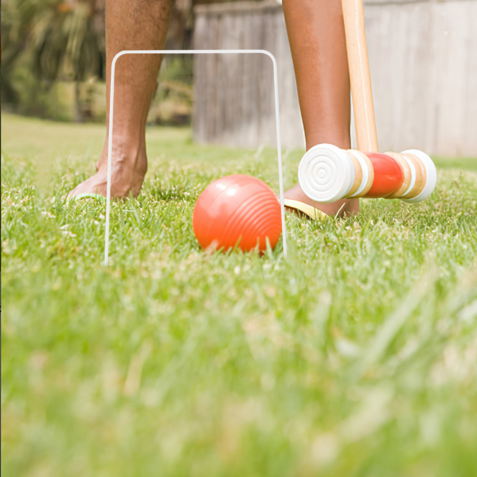 Juego de 9 aros de metal para  - Croquet Set Lawn reseña y precio