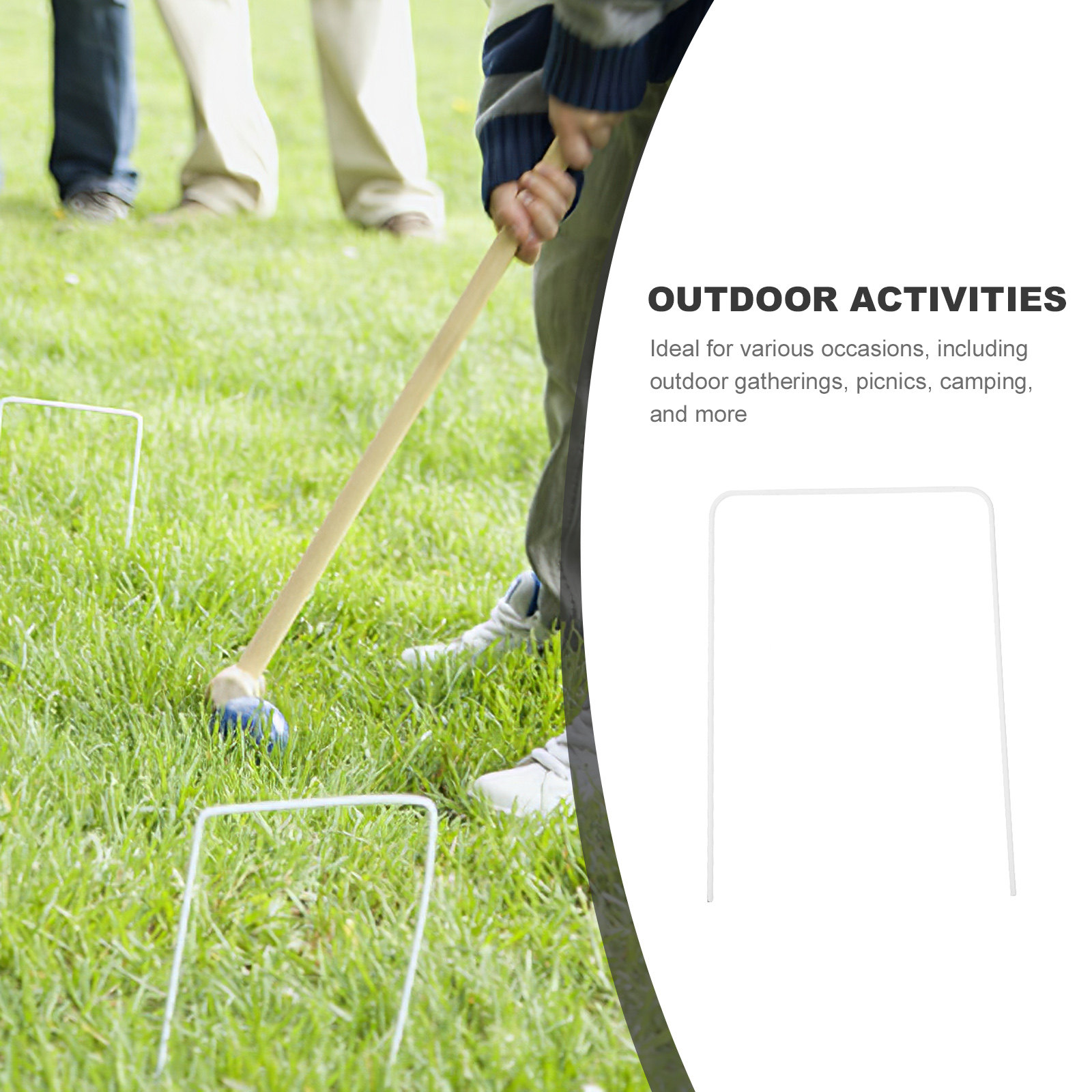 Juego de 9 Porterías de Croque - Croquet Set Lawn reseña y precio