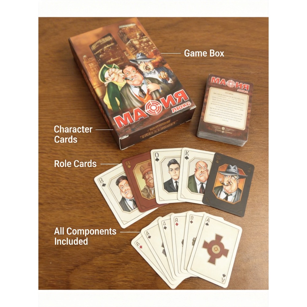 Mafia Party Game - Edición rus - Party Games Mafia reseña y precio