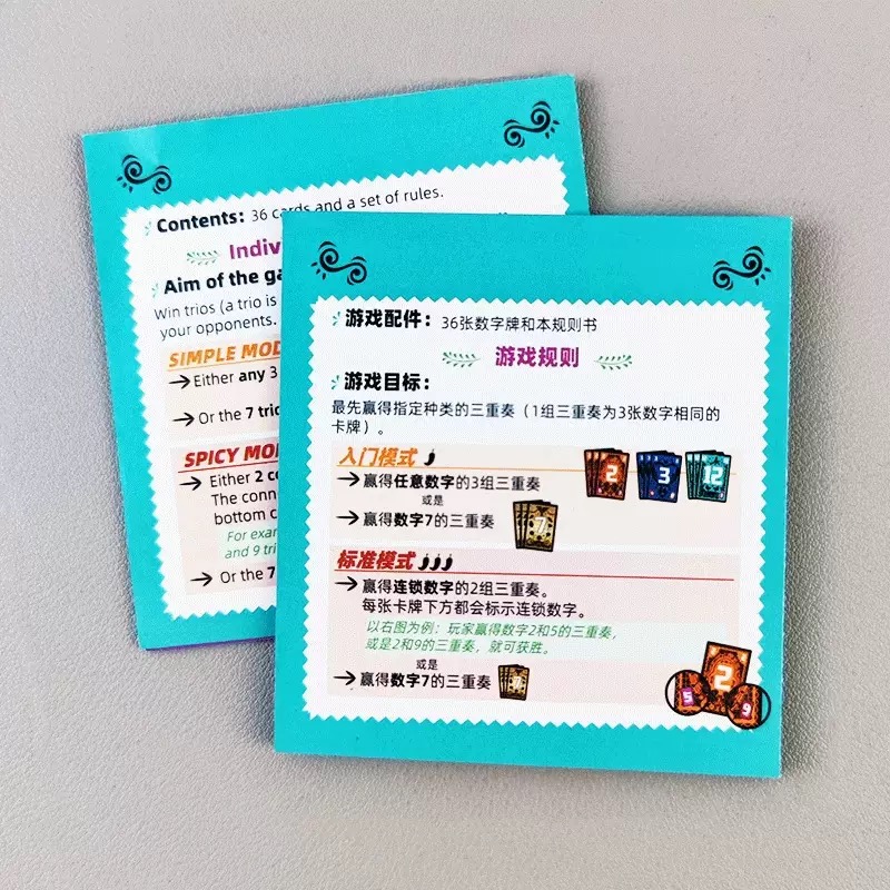 Trio, Family Card Gameon la li - Party Games List reseña y precio