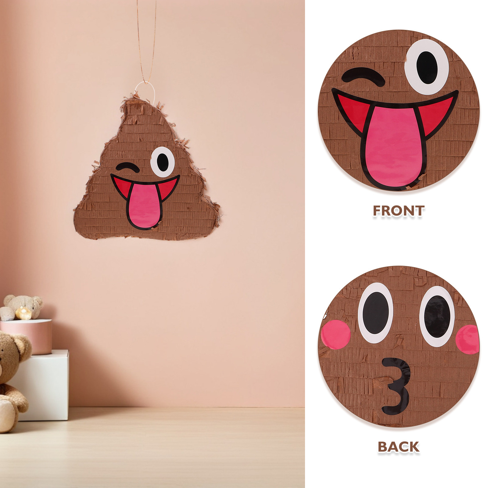 1 Set Piñata de Caca Divertida - Party Games Kids Birthday reseña y precio