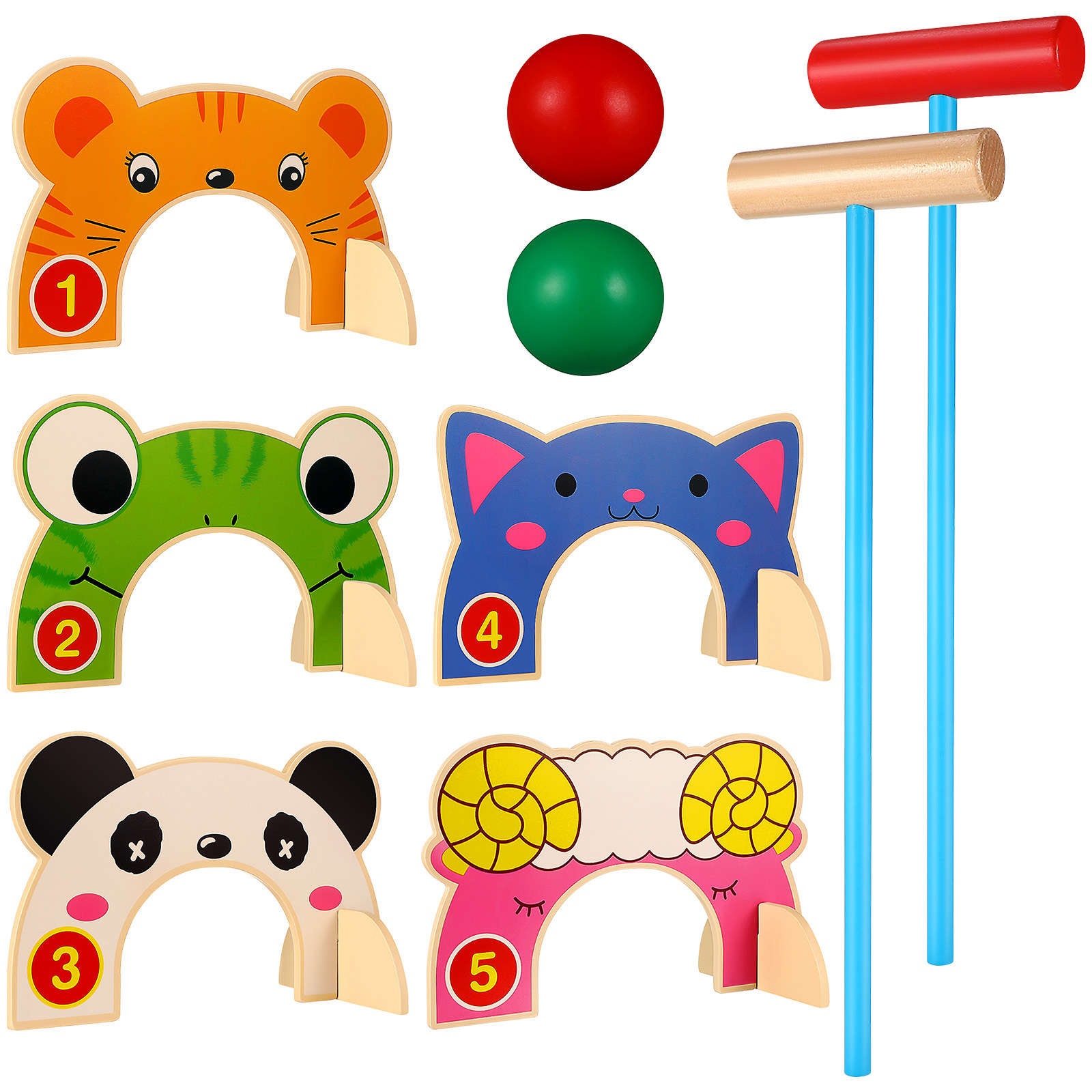 Juego de Croquet de Madera con - Croquet Set Lawn reseña y precio