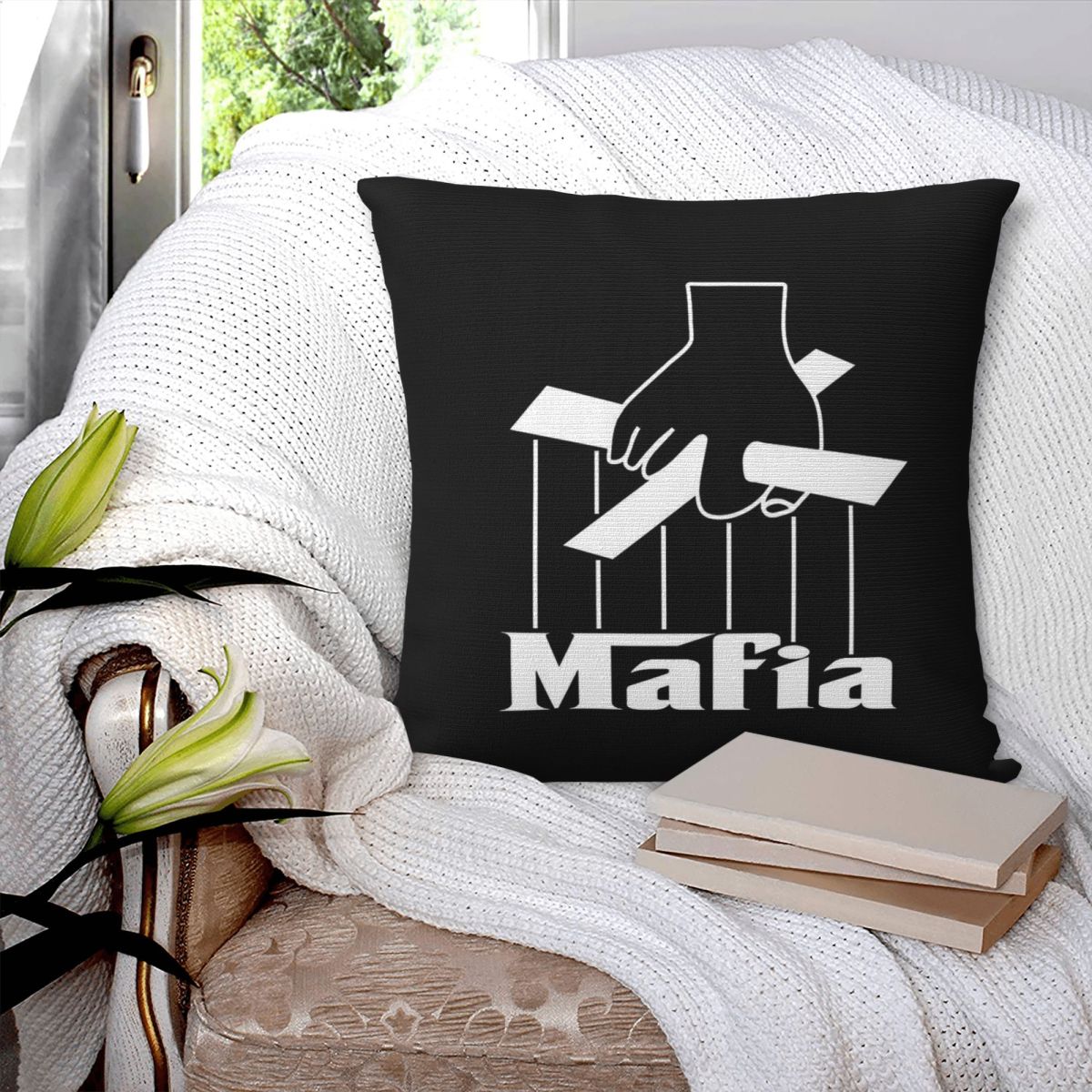 Funda de almohada cuadrada con - Party Games Mafia reseña y precio